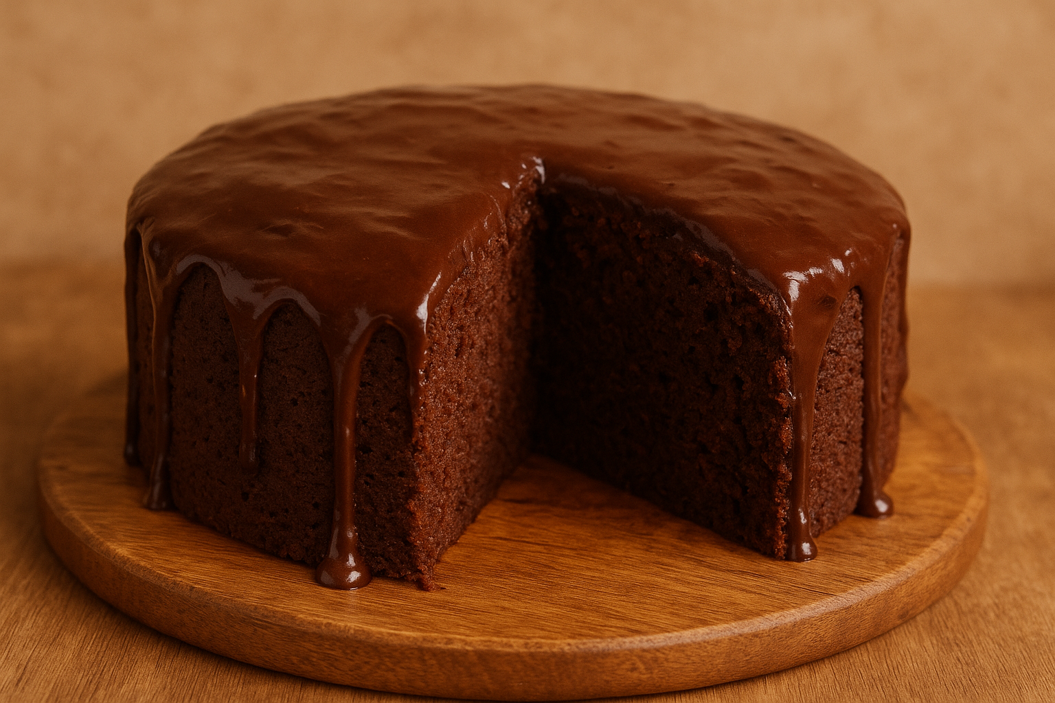 Bolo de chocolate fofinho