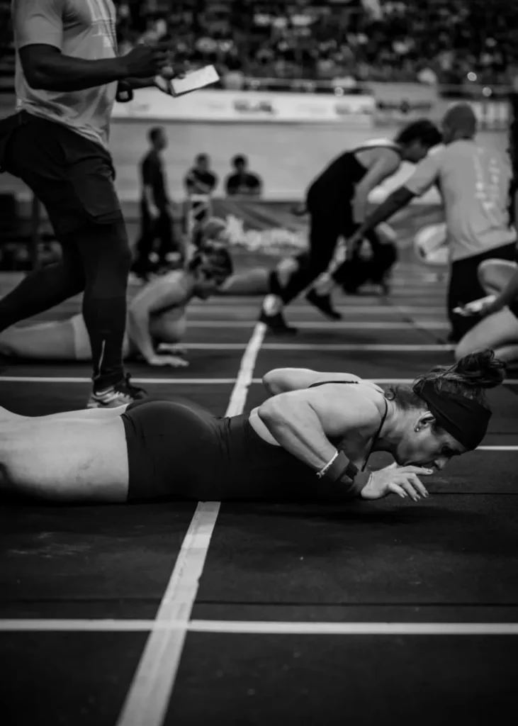 Atleta vivenciando o Murph